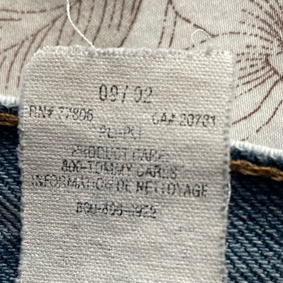 Men’s Vintage Tommy Hilfiger Carpenter Painter Distressed Jeans Y2K 36x31 - Picture 12 of 15